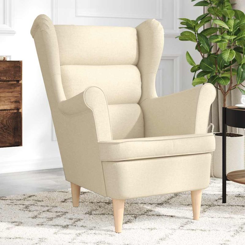 Casa si Gradina - Mobilier - Scaune si fotolii - Fotolii - Fotoliu, crem, 74x84x100 cm, textil - Infinity.ro