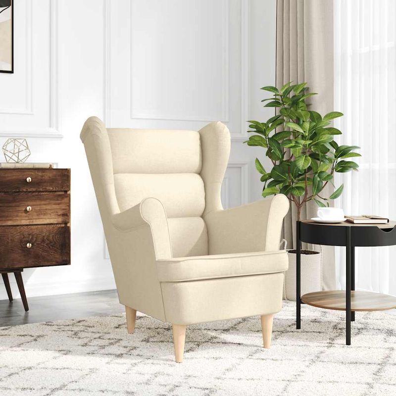 Casa si Gradina - Mobilier - Scaune si fotolii - Fotolii - Fotoliu, crem, 74x84x100 cm, textil - Infinity.ro