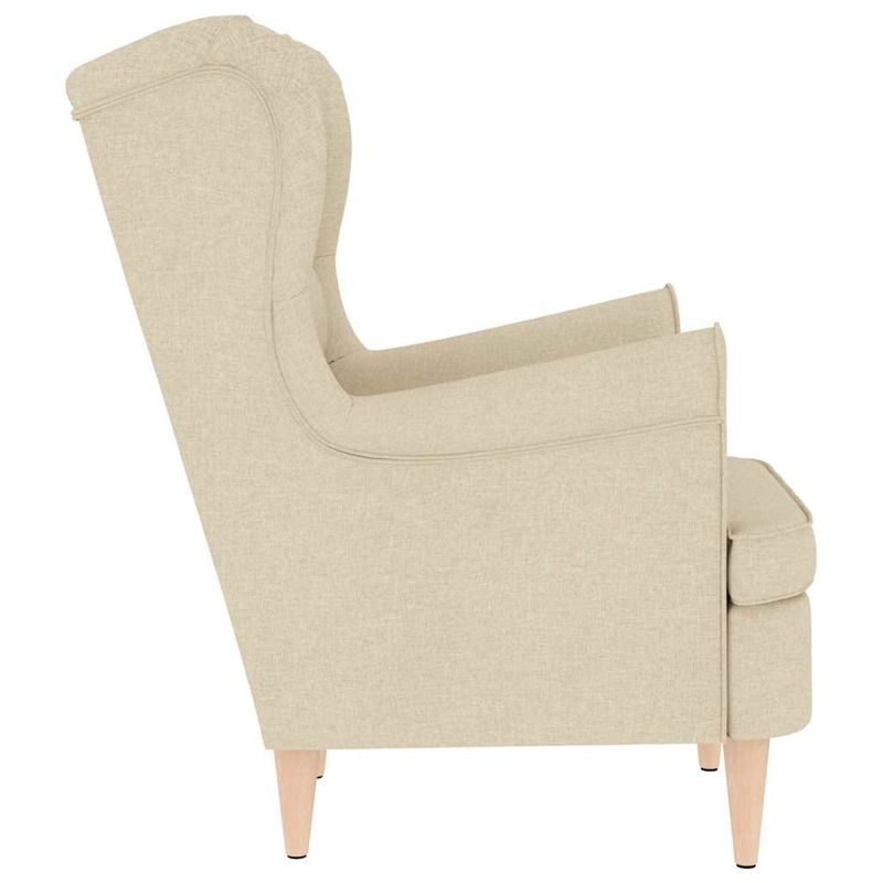 Casa si Gradina - Mobilier - Scaune si fotolii - Fotolii - Fotoliu, crem, 74x84x100 cm, textil - Infinity.ro