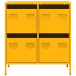Casa si Gradina - Mobilier - Comode si corpuri - Comode - Dulap, galben mustar, 68x39x73,5 cm, otel laminat la rece - Infinity.ro