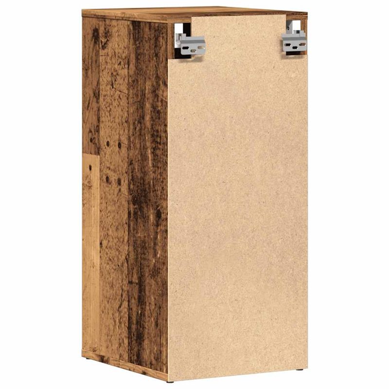 Casa si Gradina - Mobilier - Organizare si depozitare - Organizator incaltaminte - Pantofare, 2 buc., lemn vechi, 32x35x70 cm, lemn prelucrat, model 2x shoe cabinet with door - Infinity.ro
