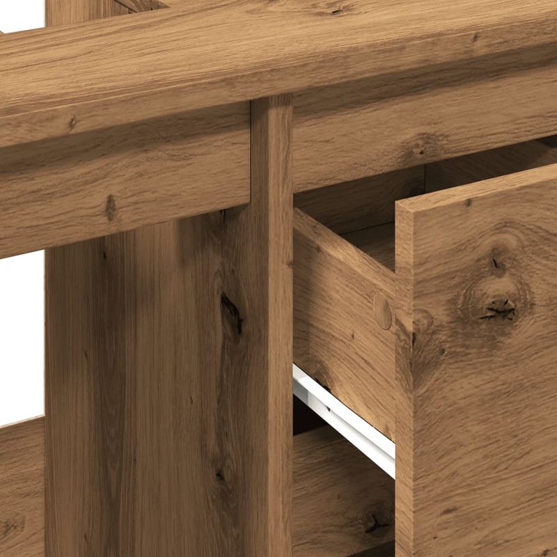 Casa si Gradina - Mobilier - Mobilier baie - Comode baie - Dulap de chiuveta, stejar artizanal, 65x33x60 cm lemn prelucrat - Infinity.ro