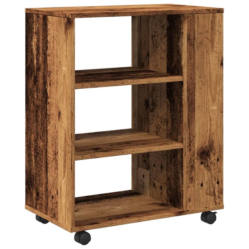 Casa si Gradina - Mobilier - Dulapuri si sifoniere - Dulapuri - Dulap cu roti, lemn vechi, 60x35x75 cm, lemn prelucrat - Infinity.ro