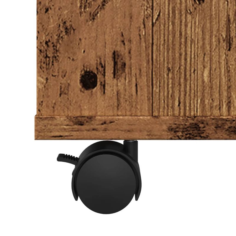 Casa si Gradina - Mobilier - Dulapuri si sifoniere - Dulapuri - Dulap cu roti, lemn vechi, 60x35x75 cm, lemn prelucrat - Infinity.ro