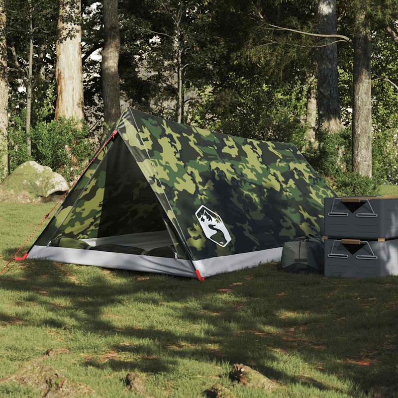 Sport si Outdoor - Camping - Corturi camping - Cort camping pentru 2 persoane, camuflaj, impermeabil - Infinity.ro