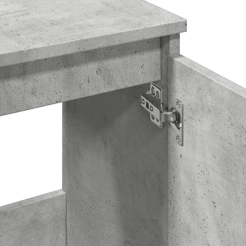 Casa si Gradina - Mobilier - Mobilier baie - Comode baie - Dulap de chiuveta, gri beton, 58x33x60 cm, lemn prelucrat - Infinity.ro