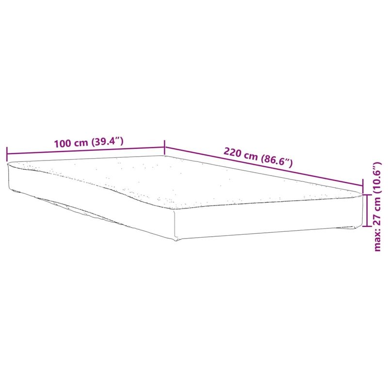 Casa si Gradina - Textile si covoare - Lenjerii de pat - Protectie saltea - Protectie de saltea, alb, 100x220 cm, impermeabila - Infinity.ro