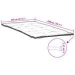 Casa si Gradina - Textile si covoare - Lenjerii de pat - Protectie saltea - Protectie de saltea, alb, 80x200 cm - Infinity.ro