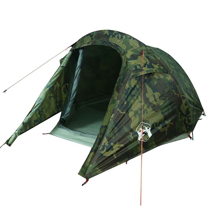 Sport si Outdoor - Camping - Corturi camping - Cort de camping tunel pentru 2 persoane, camuflaj, impermeabil - Infinity.ro