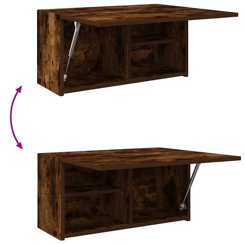 Casa si Gradina - Mobilier - Mobilier baie - Corpuri baie - Dulap perete baie, stejar fumuriu, 60x25x30 cm, lemn prelucrat - Infinity.ro