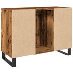Casa si Gradina - Mobilier - Seturi de mobilier - Seturi baie - Dulap chiuveta baie, lemn vechi, 80x33x60 cm, lemn prelucrat - Infinity.ro