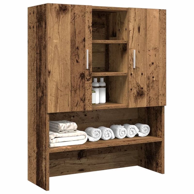 Casa si Gradina - Mobilier - Dulapuri si sifoniere - Dulapuri - Dulap masina de spalat, lemn vechi, 70,5x25,5x90 cm - Infinity.ro