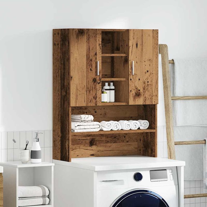 Casa si Gradina - Mobilier - Dulapuri si sifoniere - Dulapuri - Dulap masina de spalat, lemn vechi, 70,5x25,5x90 cm - Infinity.ro