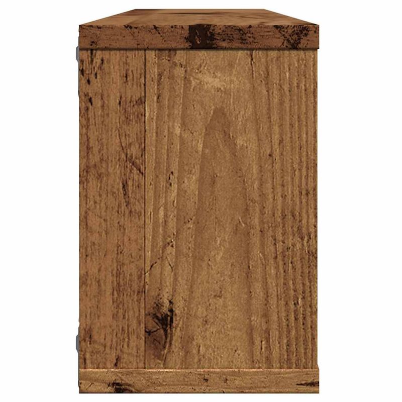 Casa si Gradina - Mobilier - Biblioteci si rafturi - Rafturi - Rafturi perete cub 2 buc. lemn vechi 60x15x23cm, lemn prelucrat - Infinity.ro
