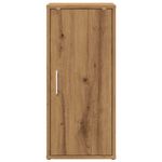Casa si Gradina - Mobilier - Organizare si depozitare - Organizator incaltaminte - Pantofare 2 buc. stejar artizanal, 32x35x70 cm, lemn prelucrat, model 2x shoe cabinet with door - Infinity.ro