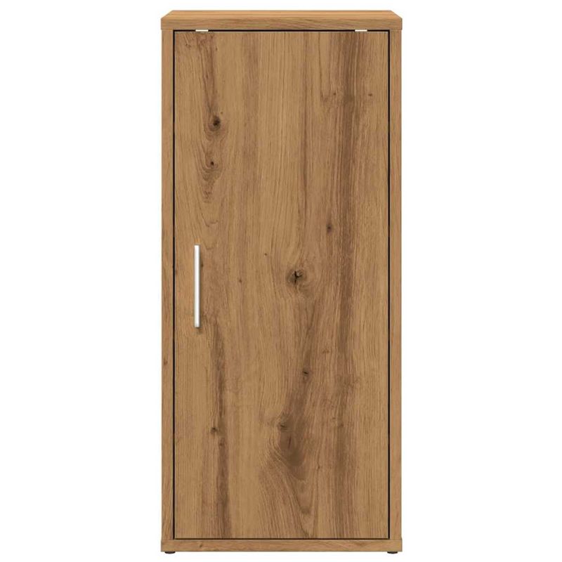 Casa si Gradina - Mobilier - Organizare si depozitare - Organizator incaltaminte - Pantofare 2 buc. stejar artizanal, 32x35x70 cm, lemn prelucrat, model 2x shoe cabinet with door - Infinity.ro
