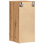 Casa si Gradina - Mobilier - Organizare si depozitare - Organizator incaltaminte - Pantofare 2 buc. stejar artizanal, 32x35x70 cm, lemn prelucrat, model 2x shoe cabinet with door - Infinity.ro