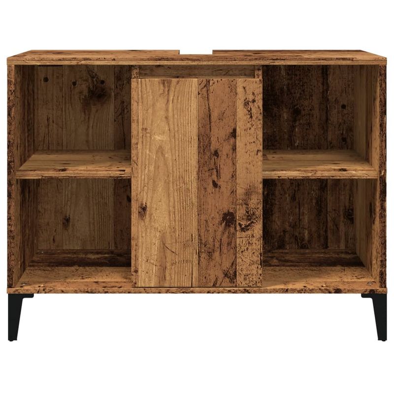 Casa si Gradina - Mobilier - Mobilier baie - Comode baie - Dulap de chiuveta, lemn vechi, 80x33x60 cm, lemn prelucrat - Infinity.ro