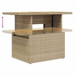 Casa si Gradina - Gradina si terasa - Mobilier exterior - Seturi mobila gradina - Set canapele gradina cu perne 7 piese bej poliratan/lemn acacia - Infinity.ro