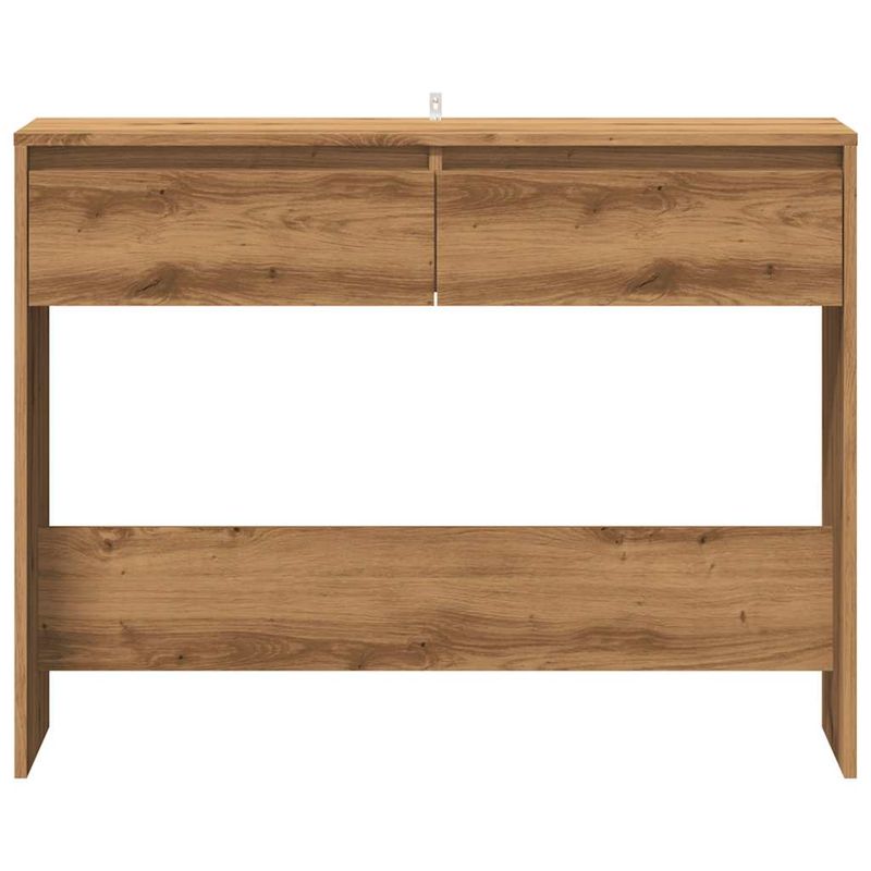 Casa si Gradina - Mobilier - Comode si corpuri - Console - Masuta consola, stejar artizanal, 100x35x76,5cm, lemn prelucrat - Infinity.ro