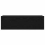 Casa si Gradina - Mobilier - Mobilier baie - Corpuri baie - Dulap de perete de baie, negru, 100x25x30 cm, lemn prelucrat - Infinity.ro