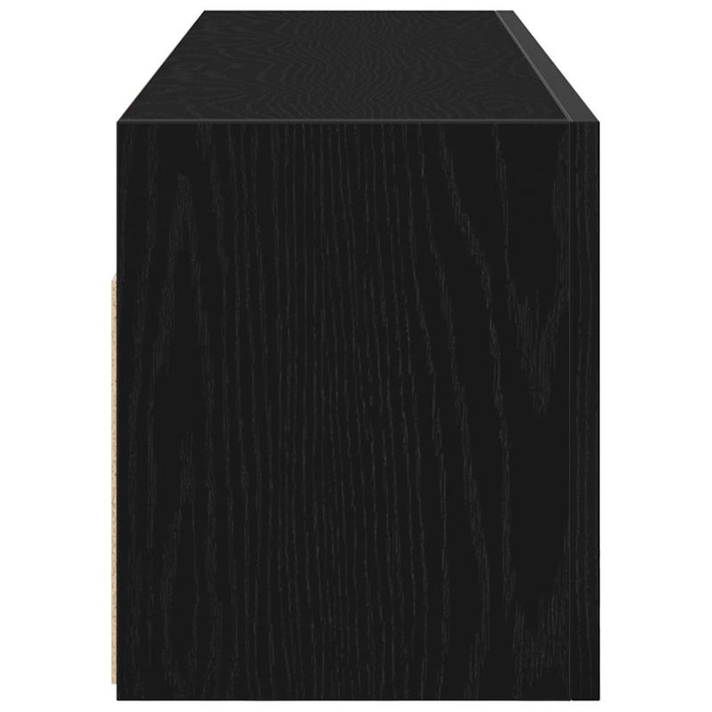 Casa si Gradina - Mobilier - Mobilier baie - Corpuri baie - Dulap de perete de baie, negru, 100x25x30 cm, lemn prelucrat - Infinity.ro