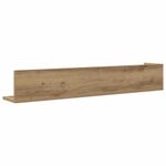 Casa si Gradina - Mobilier - Biblioteci si rafturi - Rafturi - Rafturi perete 2 buc., stejar artizanal, 100x16,5x16,5 cm, lemn - Infinity.ro