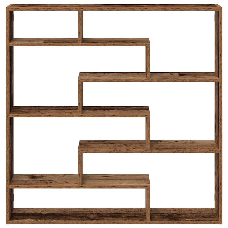 Casa si Gradina - Mobilier - Biblioteci si rafturi - Rafturi - Raft cubic perete cu 7 compartimente lemn vechi lemn prelucrat - Infinity.ro