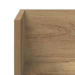 Casa si Gradina - Mobilier - Biblioteci si rafturi - Rafturi - Rafturi perete 2 buc., stejar artizanal, 100x16,5x16,5 cm, lemn - Infinity.ro