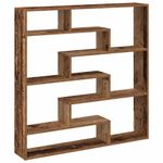 Casa si Gradina - Mobilier - Biblioteci si rafturi - Rafturi - Raft cubic perete cu 7 compartimente lemn vechi lemn prelucrat - Infinity.ro