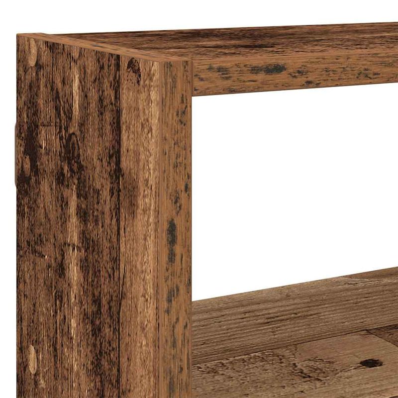 Casa si Gradina - Mobilier - Biblioteci si rafturi - Rafturi - Raft cubic perete cu 7 compartimente lemn vechi lemn prelucrat - Infinity.ro
