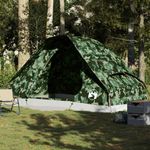 Sport si Outdoor - Camping - Corturi camping - Cort de familie cupola pentru 6 persoane, camuflaj, impermeabil - Infinity.ro