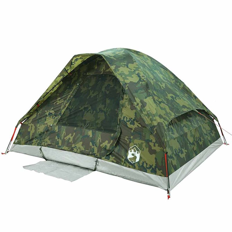 Sport si Outdoor - Camping - Corturi camping - Cort de familie cupola pentru 6 persoane, camuflaj, impermeabil - Infinity.ro