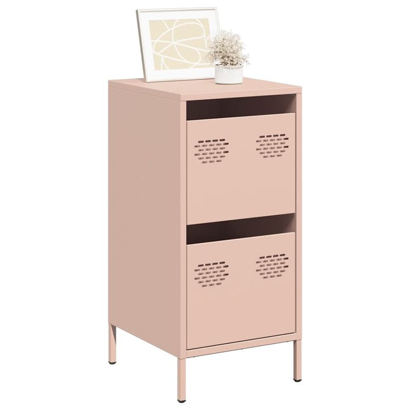 Casa si Gradina - Mobilier - Comode si corpuri - Comode - Dulap, roz, 35x39x73,5 cm, otel laminat la rece - Infinity.ro