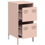 Casa si Gradina - Mobilier - Comode si corpuri - Comode - Dulap, roz, 35x39x73,5 cm, otel laminat la rece - Infinity.ro
