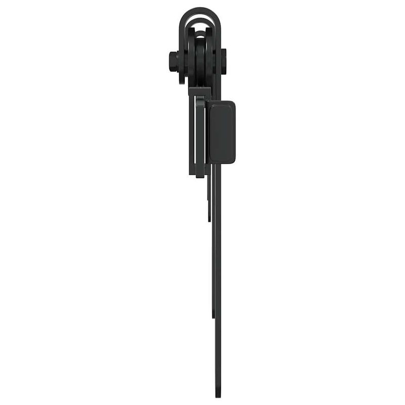 Casa si Gradina - Constructii - Usi interior, exterior si garaj - Accesorii usi - Set usi glisante pentru dulap 122 cm otel carbon - Infinity.ro