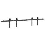 Casa si Gradina - Constructii - Usi interior, exterior si garaj - Accesorii usi - Set usi glisante pentru dulap 122 cm otel carbon - Infinity.ro