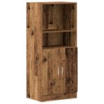 Casa si Gradina - Mobilier - Biblioteci si rafturi - Rafturi - Set dulap de bucatarie din 3 piese Lemn vechi Lemn prelucrat - Infinity.ro
