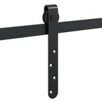 Casa si Gradina - Constructii - Usi interior, exterior si garaj - Accesorii usi - Set usi glisante pentru dulap 122 cm otel carbon - Infinity.ro