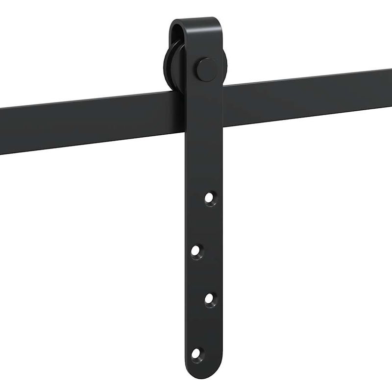 Casa si Gradina - Constructii - Usi interior, exterior si garaj - Accesorii usi - Set usi glisante pentru dulap 122 cm otel carbon - Infinity.ro