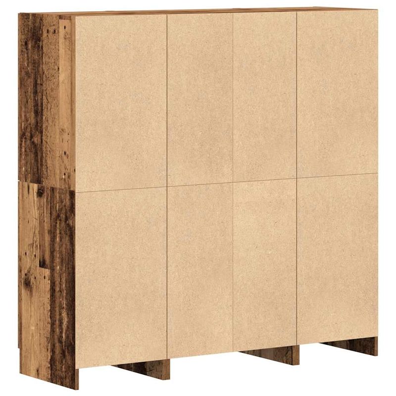 Casa si Gradina - Mobilier - Biblioteci si rafturi - Rafturi - Set dulap de bucatarie din 3 piese Lemn vechi Lemn prelucrat - Infinity.ro