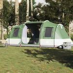 Sport si Outdoor - Camping - Corturi camping - Cort de camping tunel pentru 4 persoane, verde, impermeabil - Infinity.ro