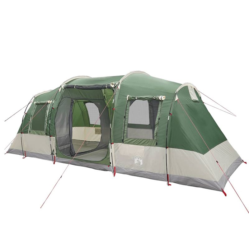Sport si Outdoor - Camping - Corturi camping - Cort de camping tunel pentru 4 persoane, verde, impermeabil - Infinity.ro