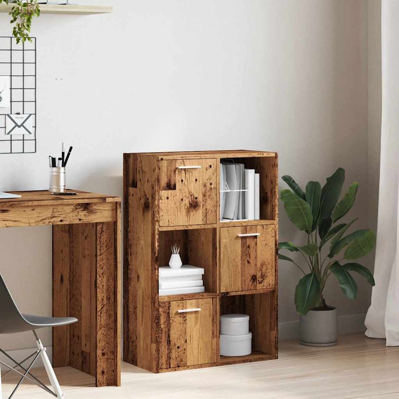 Casa si Gradina - Mobilier - Biblioteci si rafturi - Biblioteci - Biblioteca, lemn vechi, 60,5x30x90 cm, lemn prelucrat - Infinity.ro