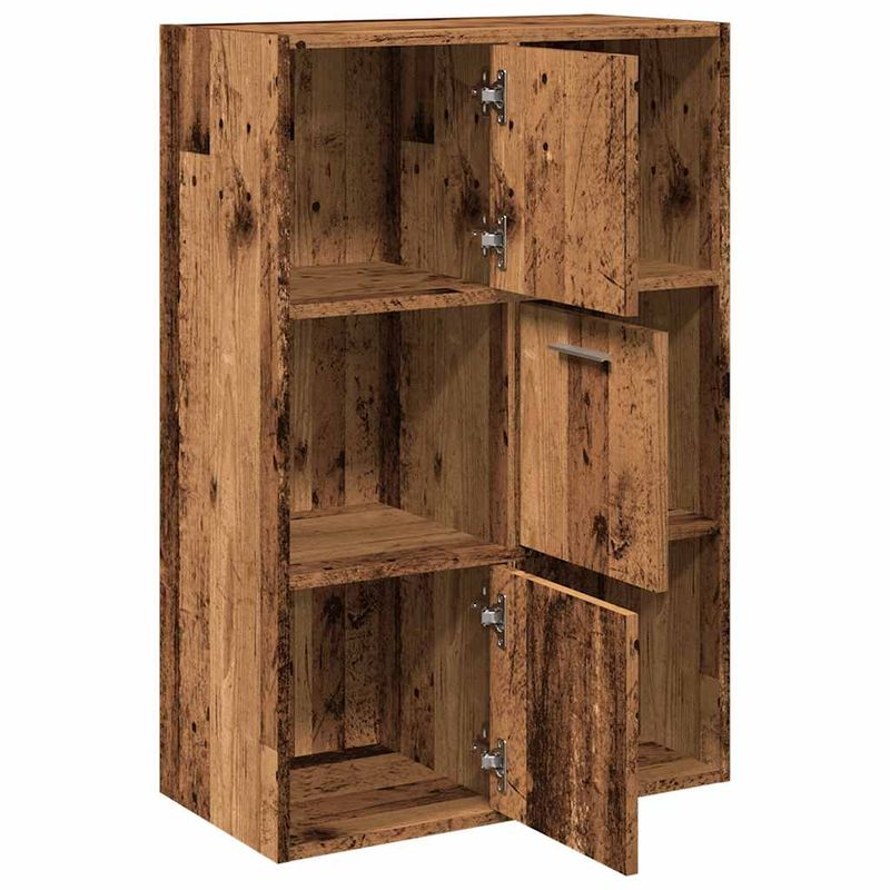 Casa si Gradina - Mobilier - Biblioteci si rafturi - Biblioteci - Biblioteca, lemn vechi, 60,5x30x90 cm, lemn prelucrat - Infinity.ro