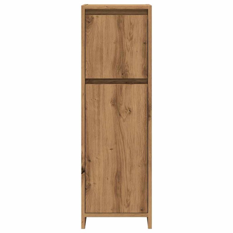 Casa si Gradina - Mobilier - Mobilier baie - Comode baie - Dulap de baie, stejar artizanal, 30x30x95 cm, lemn compozit - Infinity.ro