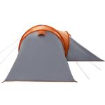 Sport si Outdoor - Camping - Corturi camping - Cort de familie cupola 6 persoane, gri/portocaliu, impermeabil - Infinity.ro