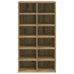 Casa si Gradina - Mobilier - Organizare si depozitare - Organizator incaltaminte - Pantofar, Stejar artizanal, 54x34x100,5 cm, lemn compozit - Infinity.ro