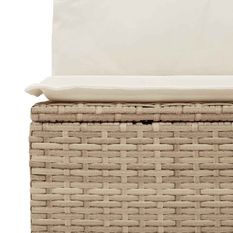 Casa si Gradina - Gradina si terasa - Mobilier exterior - Seturi mobila gradina - Set canapele de gradina, 7 piese, cu perne, bej, poliratan - Infinity.ro