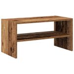 Casa si Gradina - Mobilier - Organizare si depozitare - Organizator incaltaminte - Suport pantofi stivuibil din lemn vechi 60x30x30,5 cm - Infinity.ro